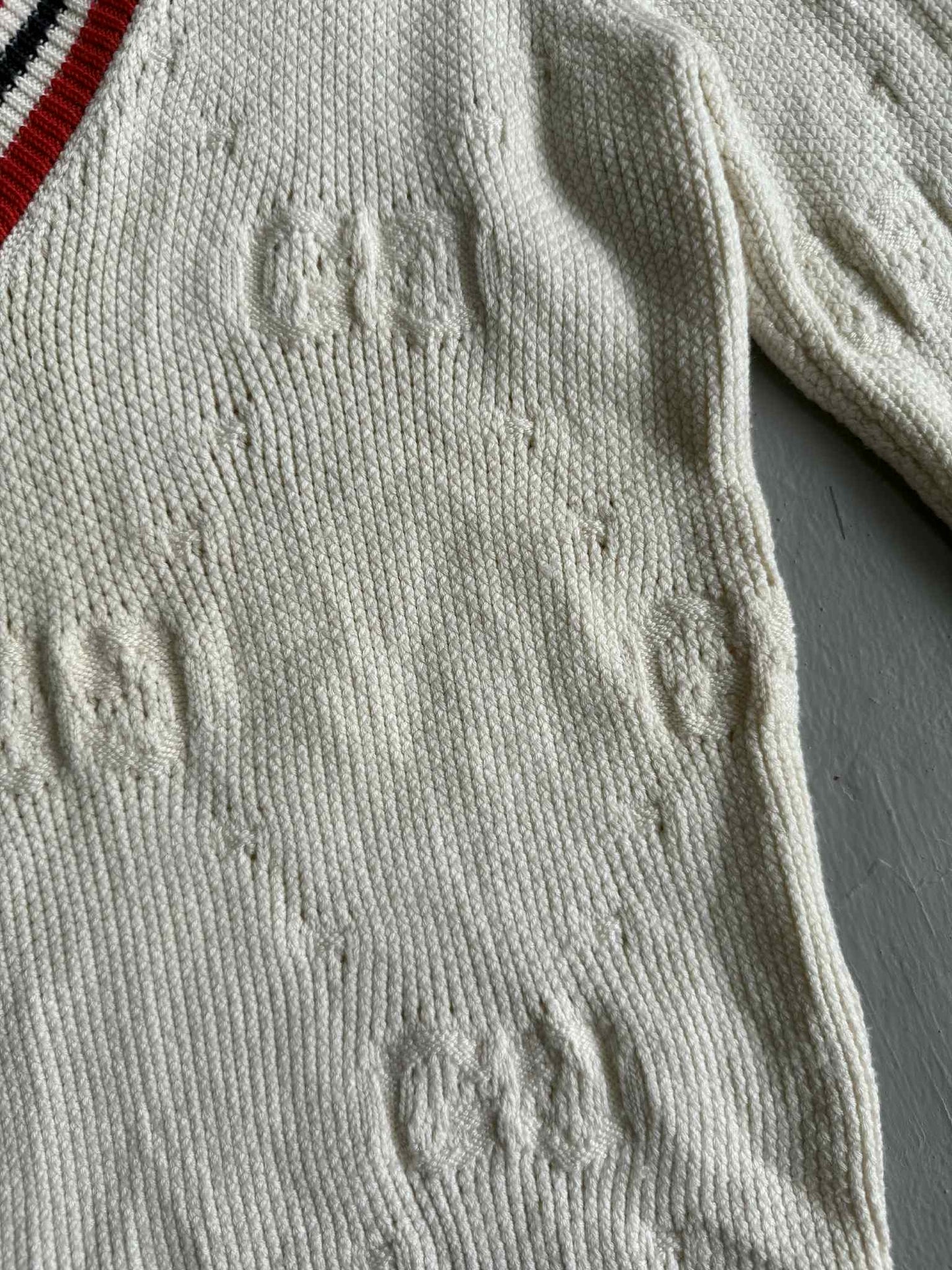 Gucci Monogram Striped Casual Long Sleeve Sweater