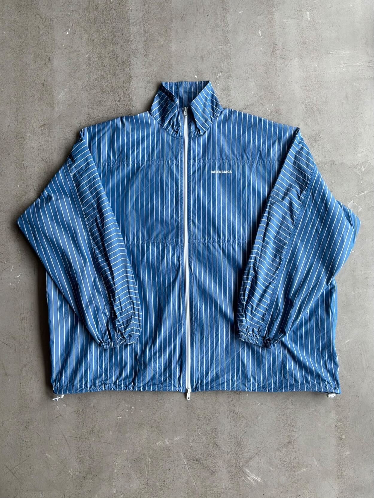 Balenciaga Stripes Oversized Track Jacket