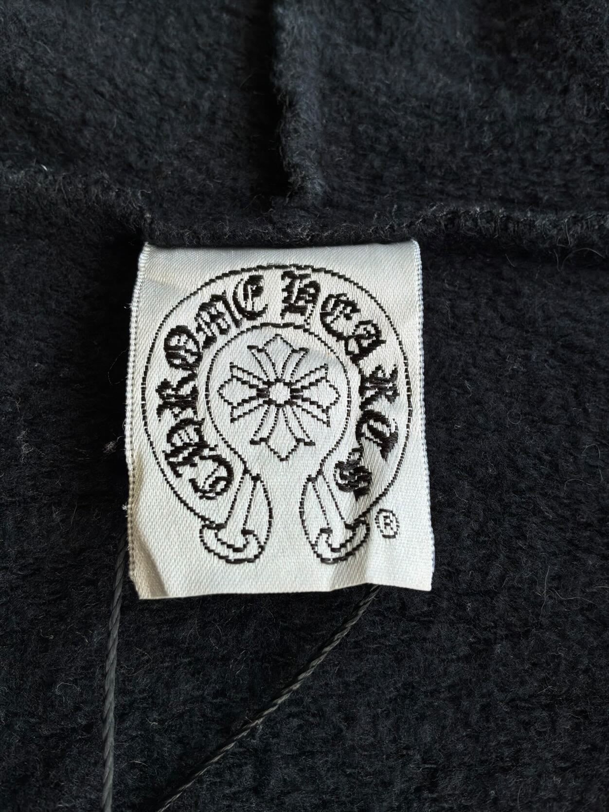 90’s Chrome Hearts Cracked Horseshoe Zip Hoodie