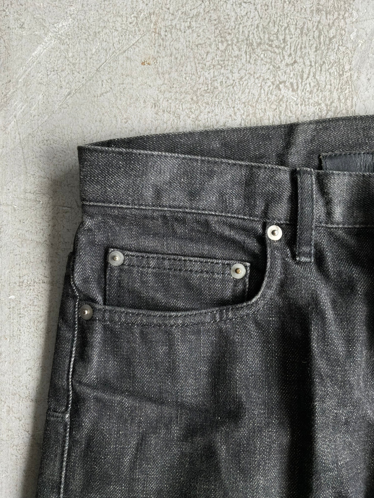 Dior Homme Hedi Slimane  Slim Straight Raw Denim Jeans