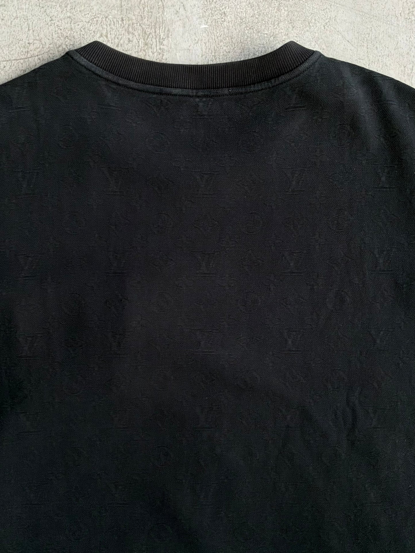 Louis Vuitton 3D Monogram Black Tee