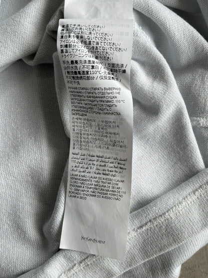 Saint Laurent Paris Embroidered Logo Tee
