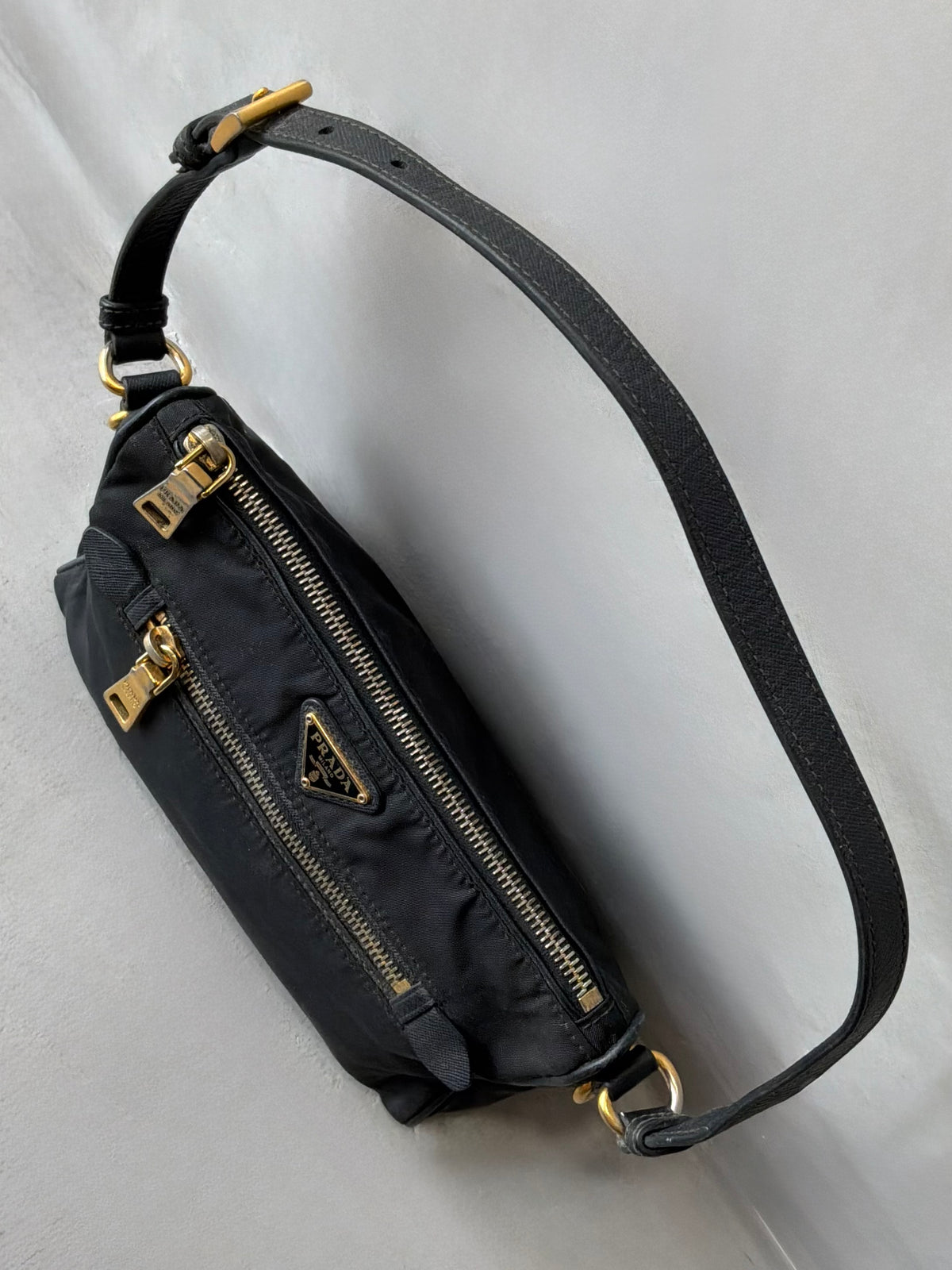Prada Nylon Pochette Bag