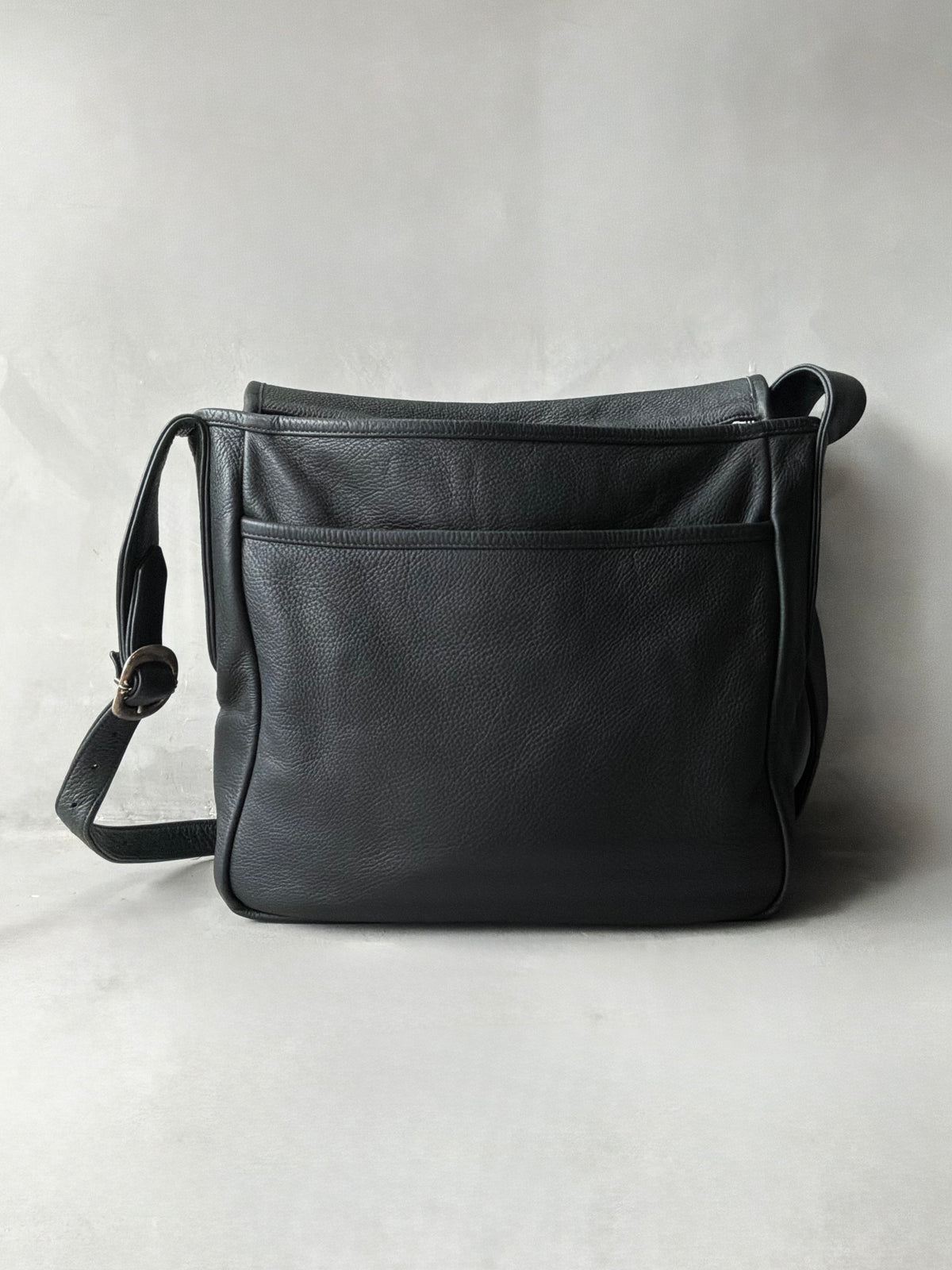 Chrome Hearts Cemetery Cross Patch Mail Leather Bag