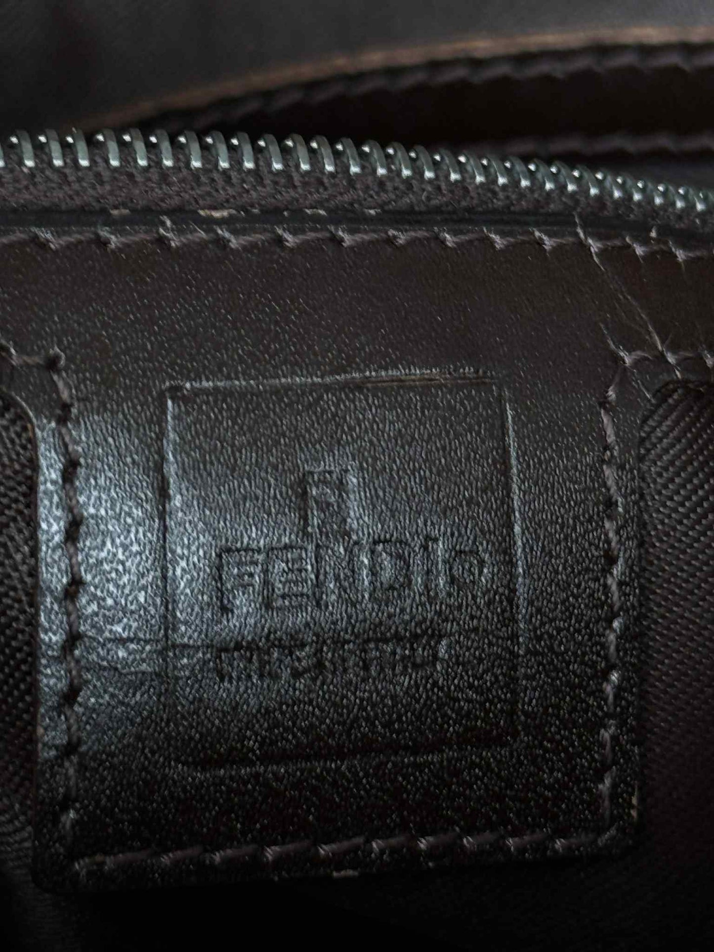 Fendi Mamma Baguette Zucca Handbag