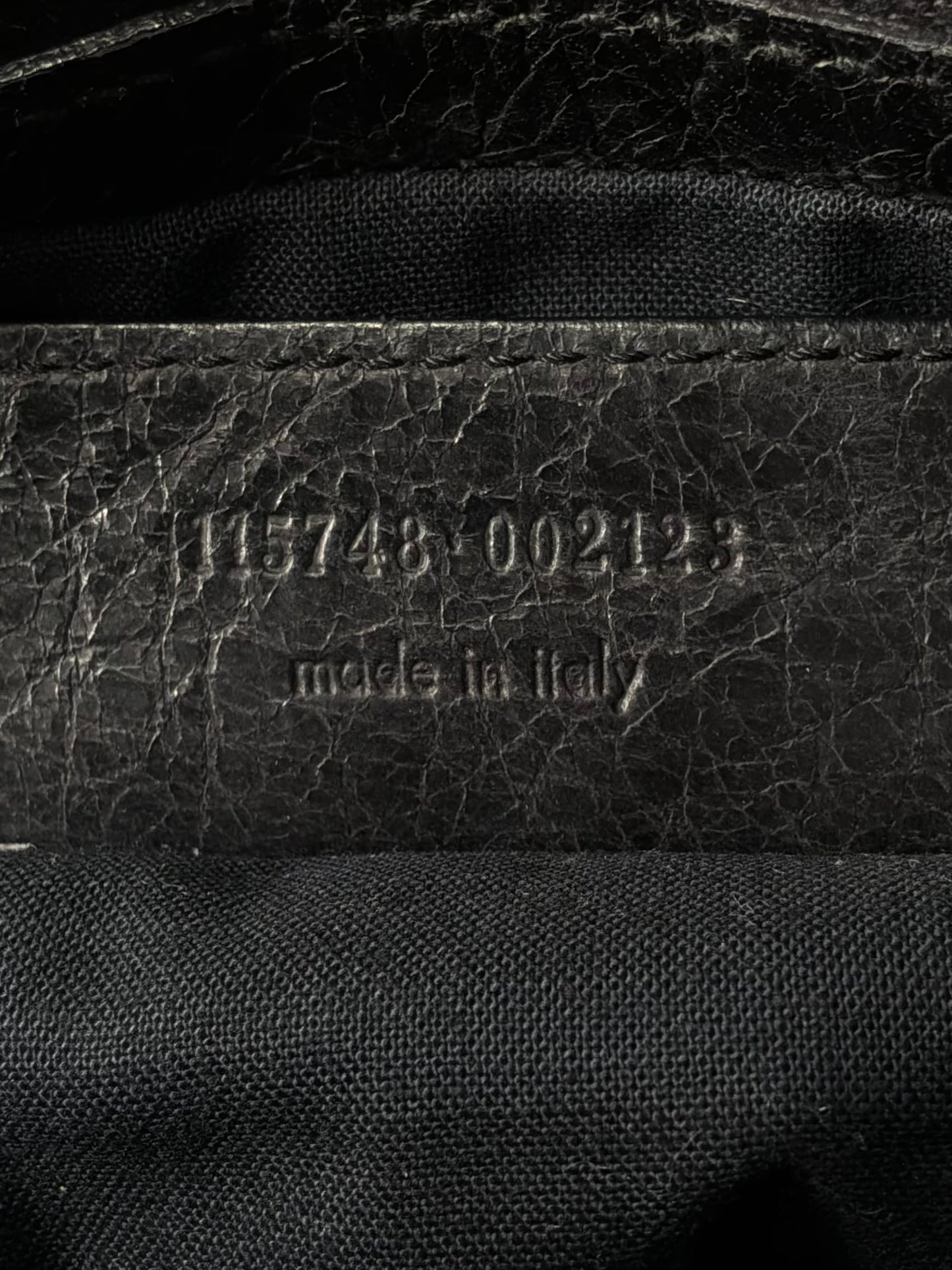 Balenciaga Classic City Black on Brass Lambskin Bag