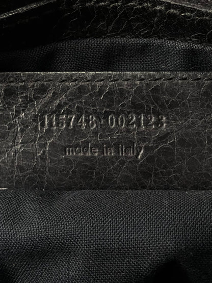 Balenciaga Classic City Black on Brass Lambskin Bag