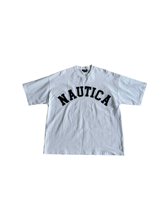 Nautica White Spellout Shirt