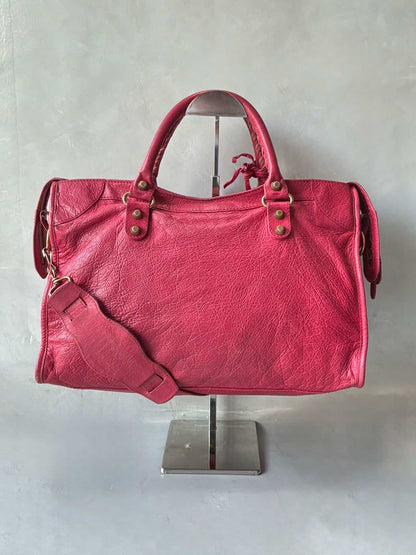 Balenciaga City Classic Pink Lambskin