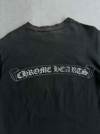 Chrome Hearts Anvil Tag Scroll Logo Shirt