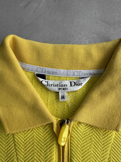 Vintage Christian Dior Sports Yellow Polo shirt