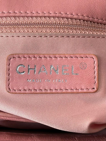 Chanel Python Skin Pink Flap Bag