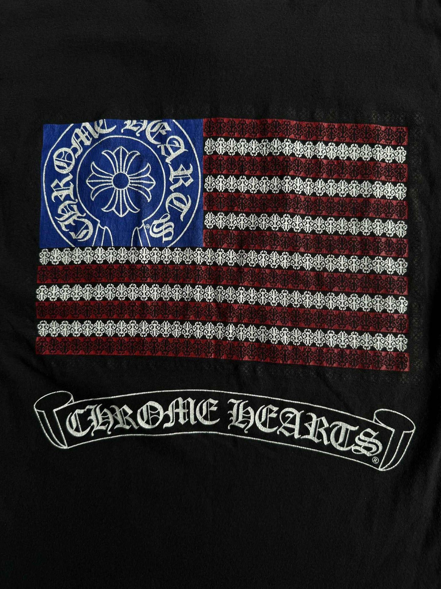 Chrome Hearts Vintage American Flag Dagger Shirt