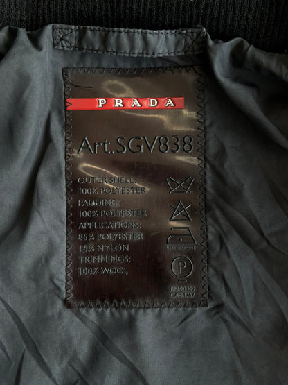 Vintage Prada Sports Two Toned Puffer Jacket