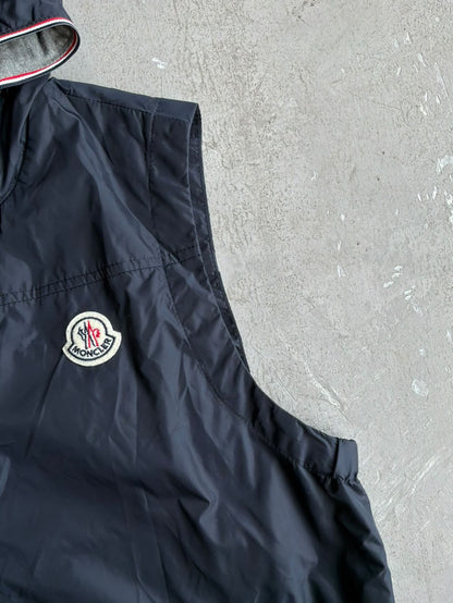 Moncler Nylon Zip Vest Hoodie