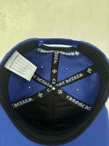 Chrome Hears Navy CH Baseball Cap