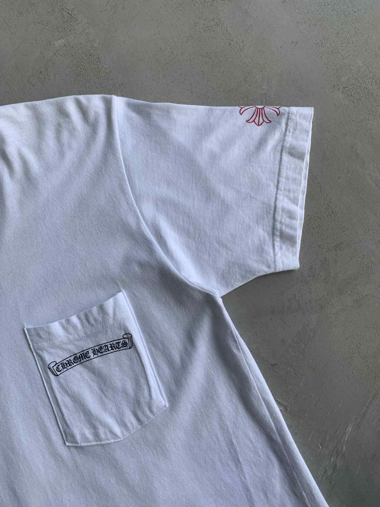 Chrome Hearts USA Scroll Logo tee