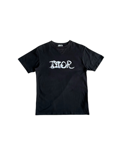 Dior X Peter Doig Spellout Script Tee