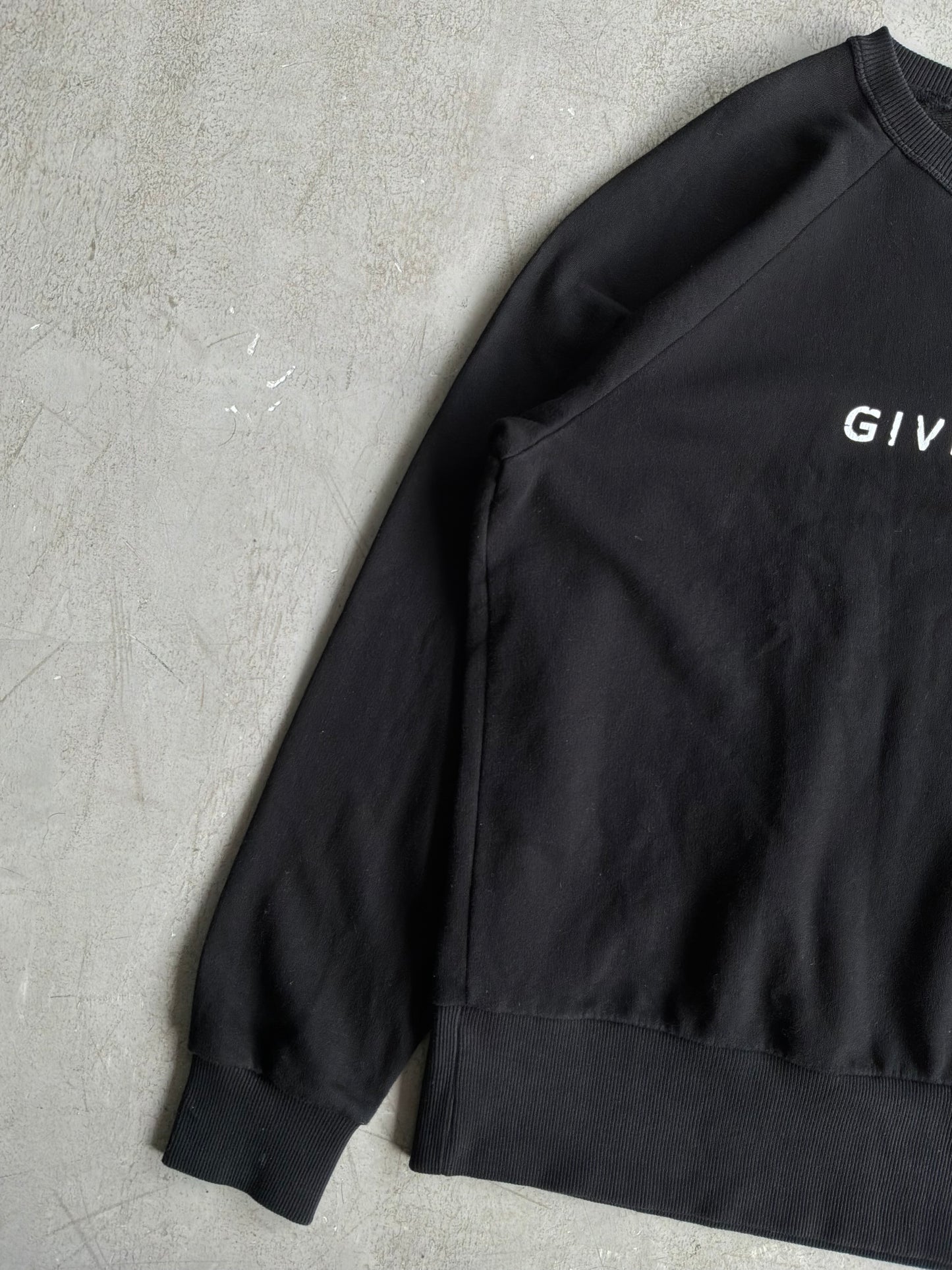 Givenchy Cracked Script Crewneck