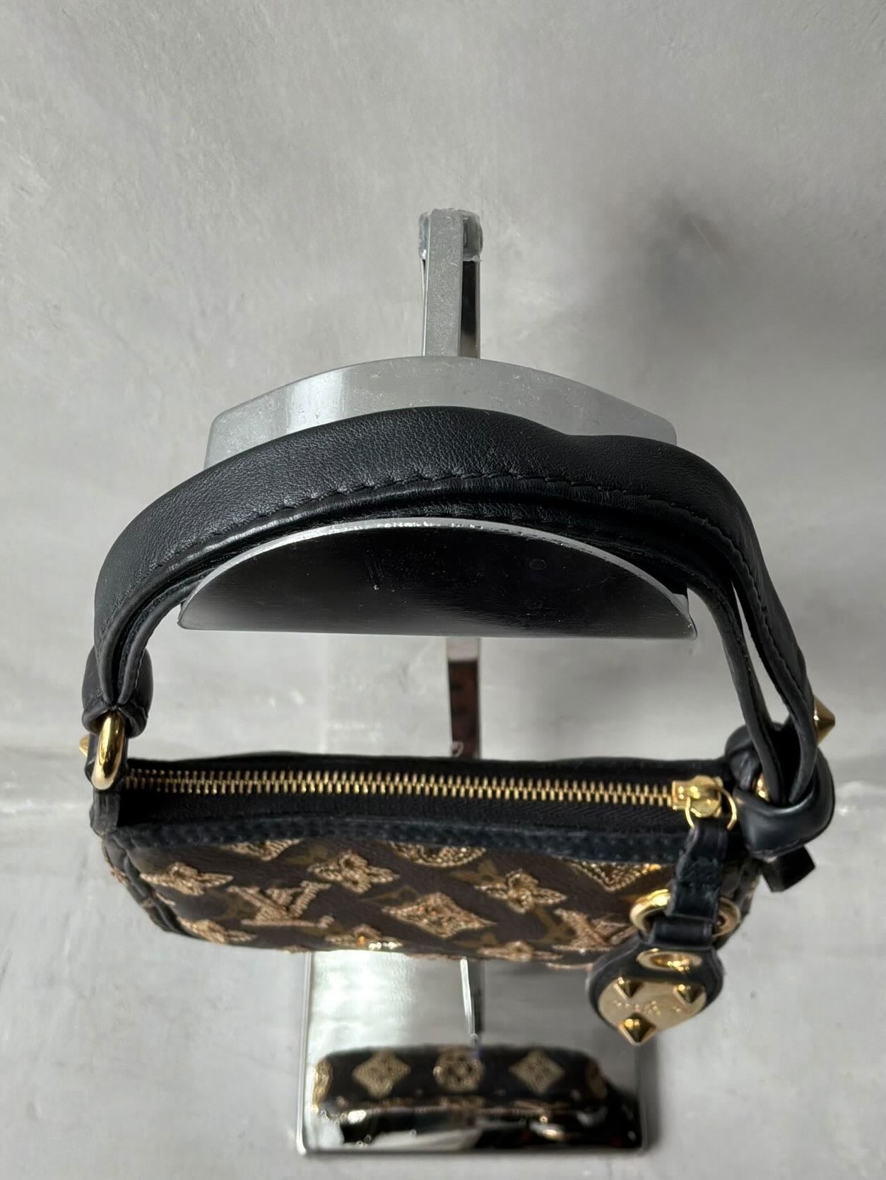 Louis Vuitton Sequins Monogram Micro Pochette Bag