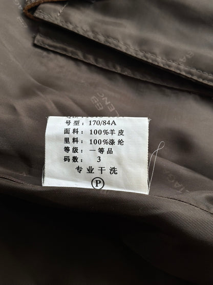 Balenciaga Vintage Brown Leather Jacket