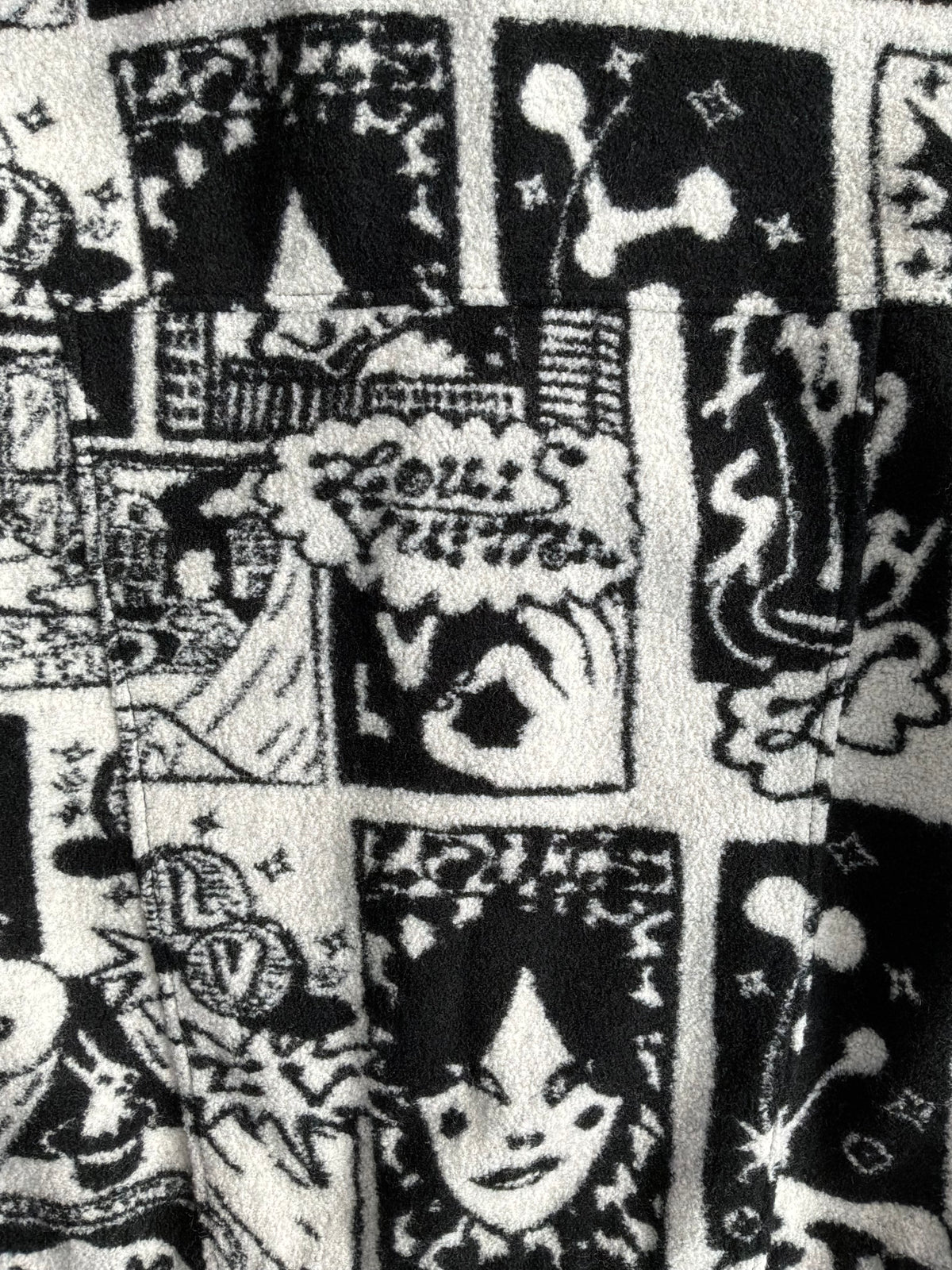 Louis Vuitton Comics Sherpa Trucker Jacket