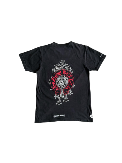 Chrome Hearts Red Horseshoe Cemetery Tee