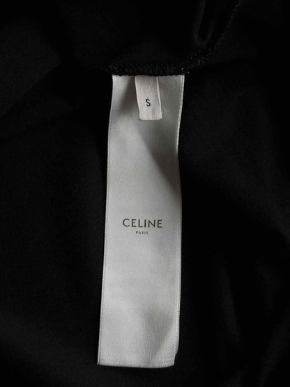 Celine spellout black shirt