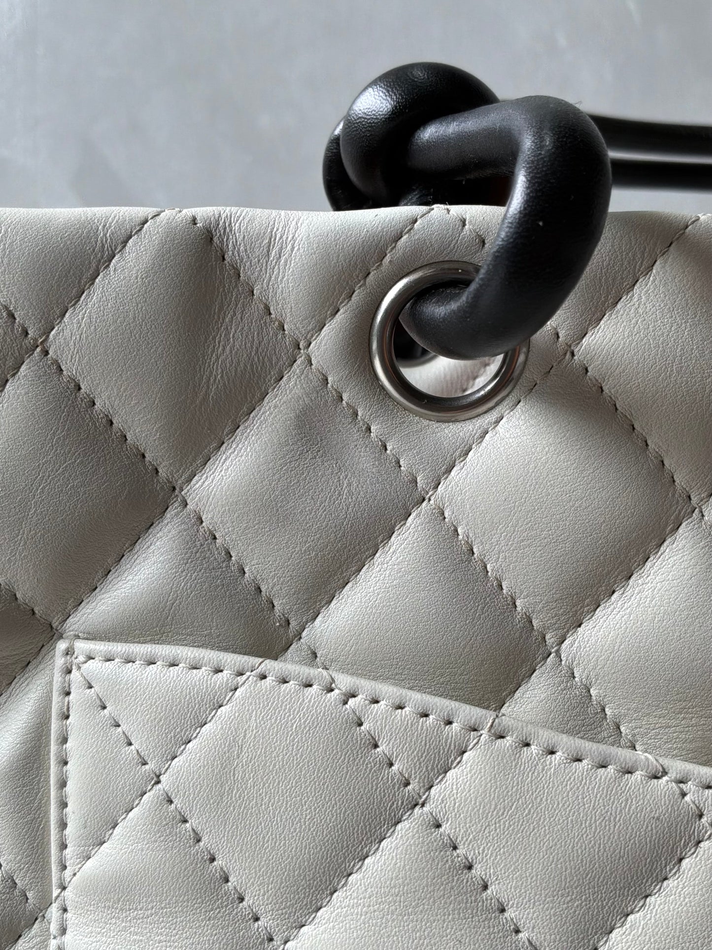 Chanel Cambon Ligne Phyton CC Tote Bag