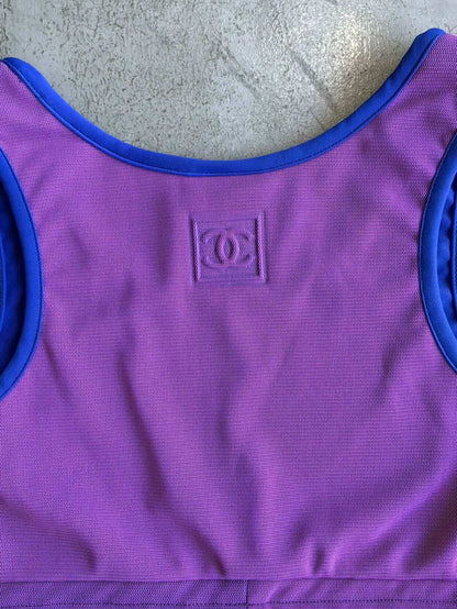 Chanel Sportsline Swim Top