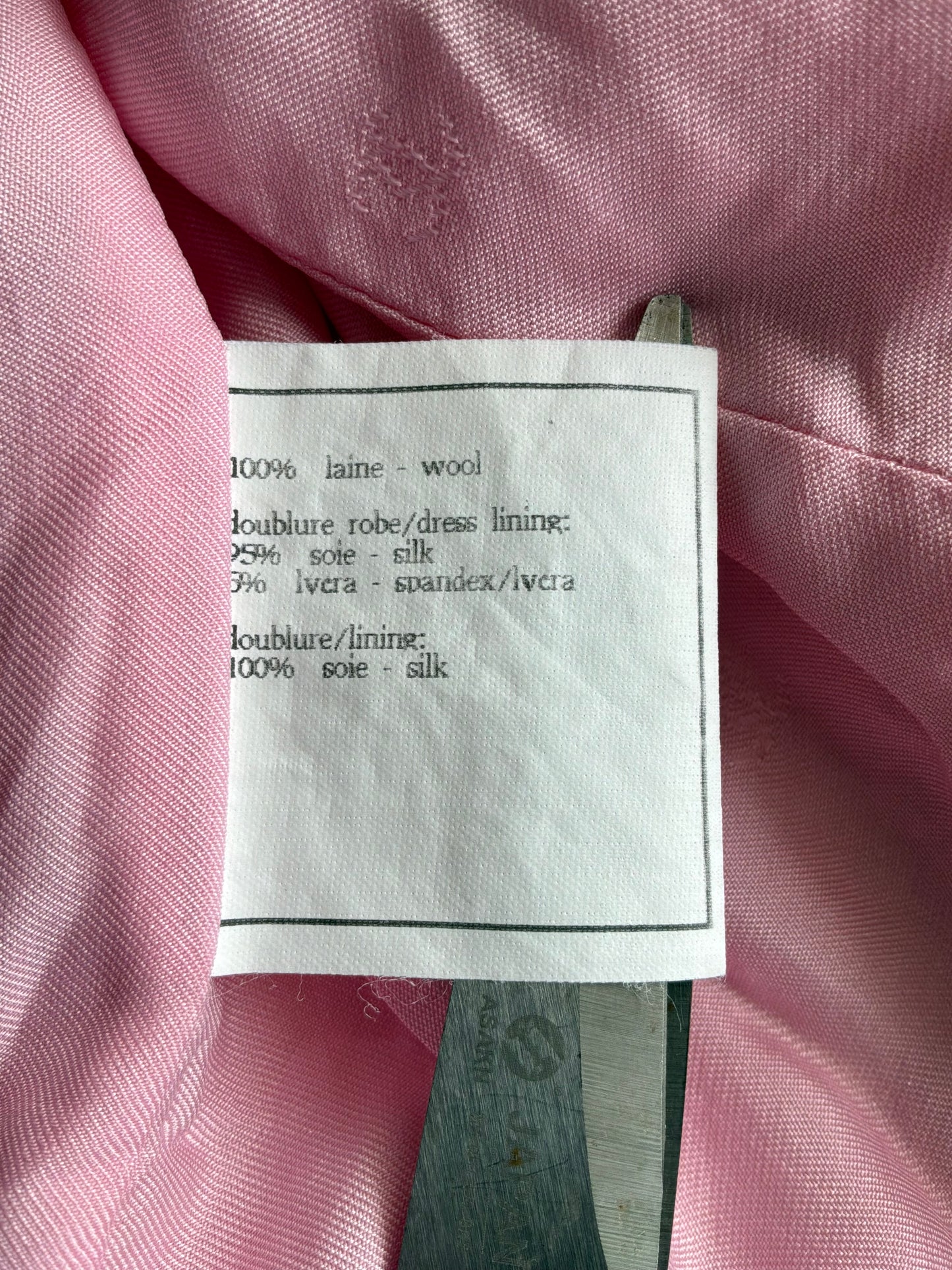 1996 Chanel Tweed Double Breasted Coat