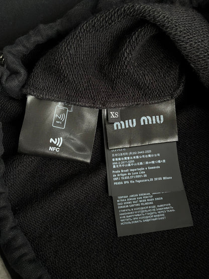 Miu Miu Half Zip Wool Crewneck