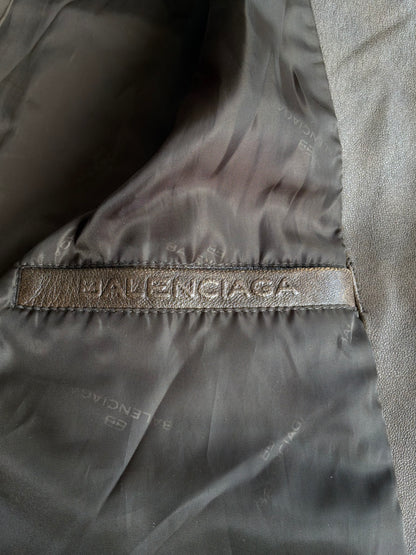 Balenciaga Vintage Brown Leather Jacket