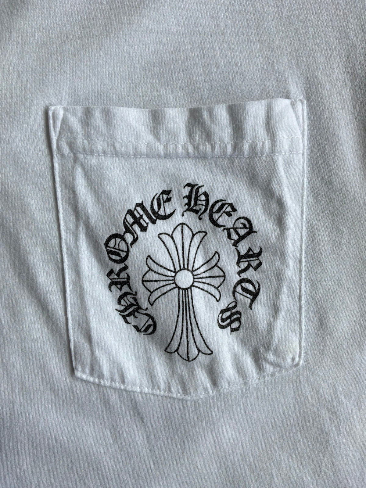 Chrome Hearts Tonal Cross White Tee