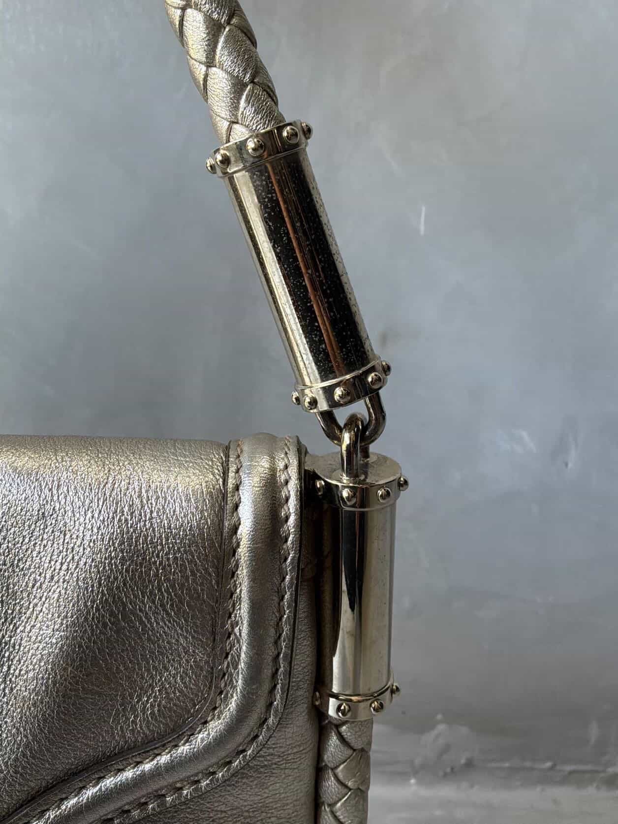 Gucci Metallic Fringe Handbag