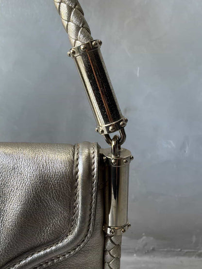 Gucci Metallic Fringe Handbag