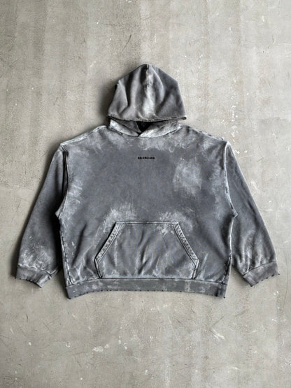 Balenciaga Tie Dye Distressed Hoodie
