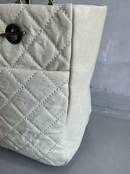 Chanel CC Cambon Quilted Flap Tote Bag
