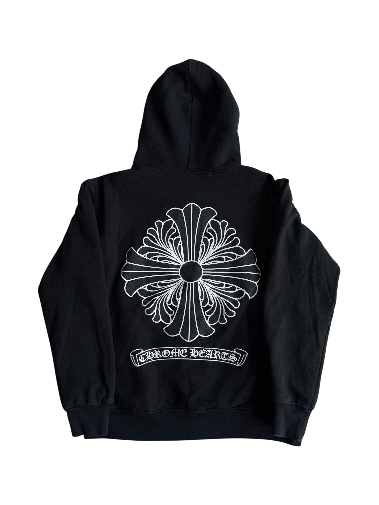 Chrome Hearts ‘Floral Plus’ Thermal Zip Hoodie