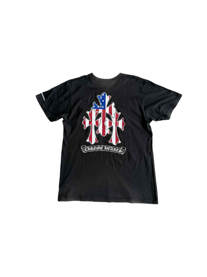 Chrome Hearts Tripple Cross National Flag Tee