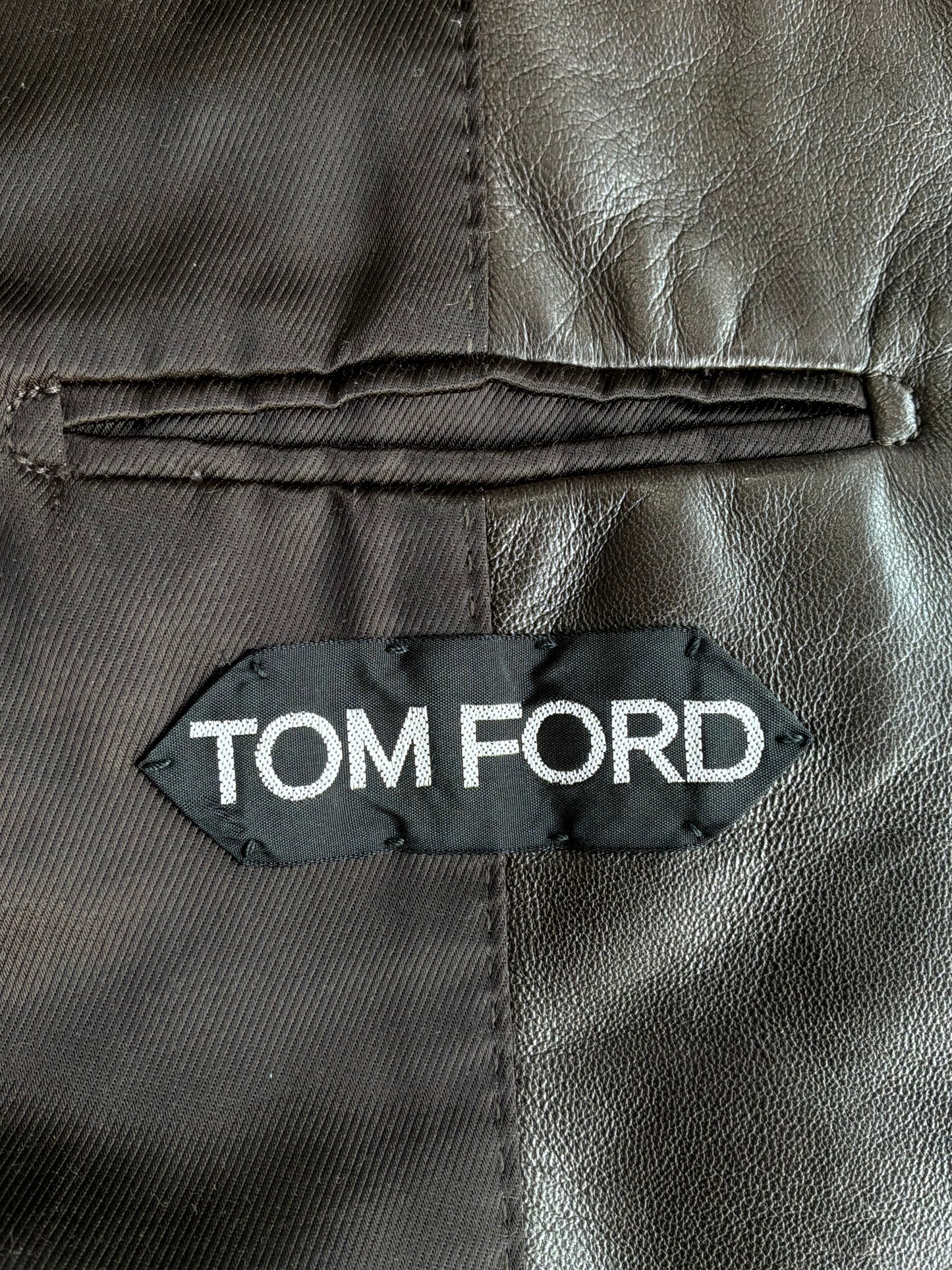 Tom Ford Leather Blazer
