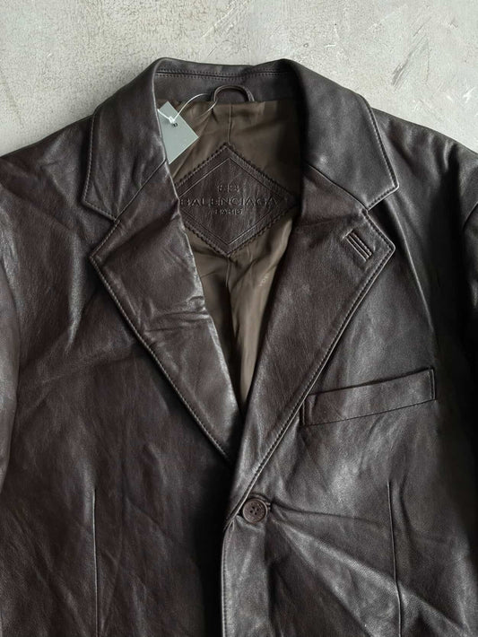 Balenciaga Vintage Leather Coat
