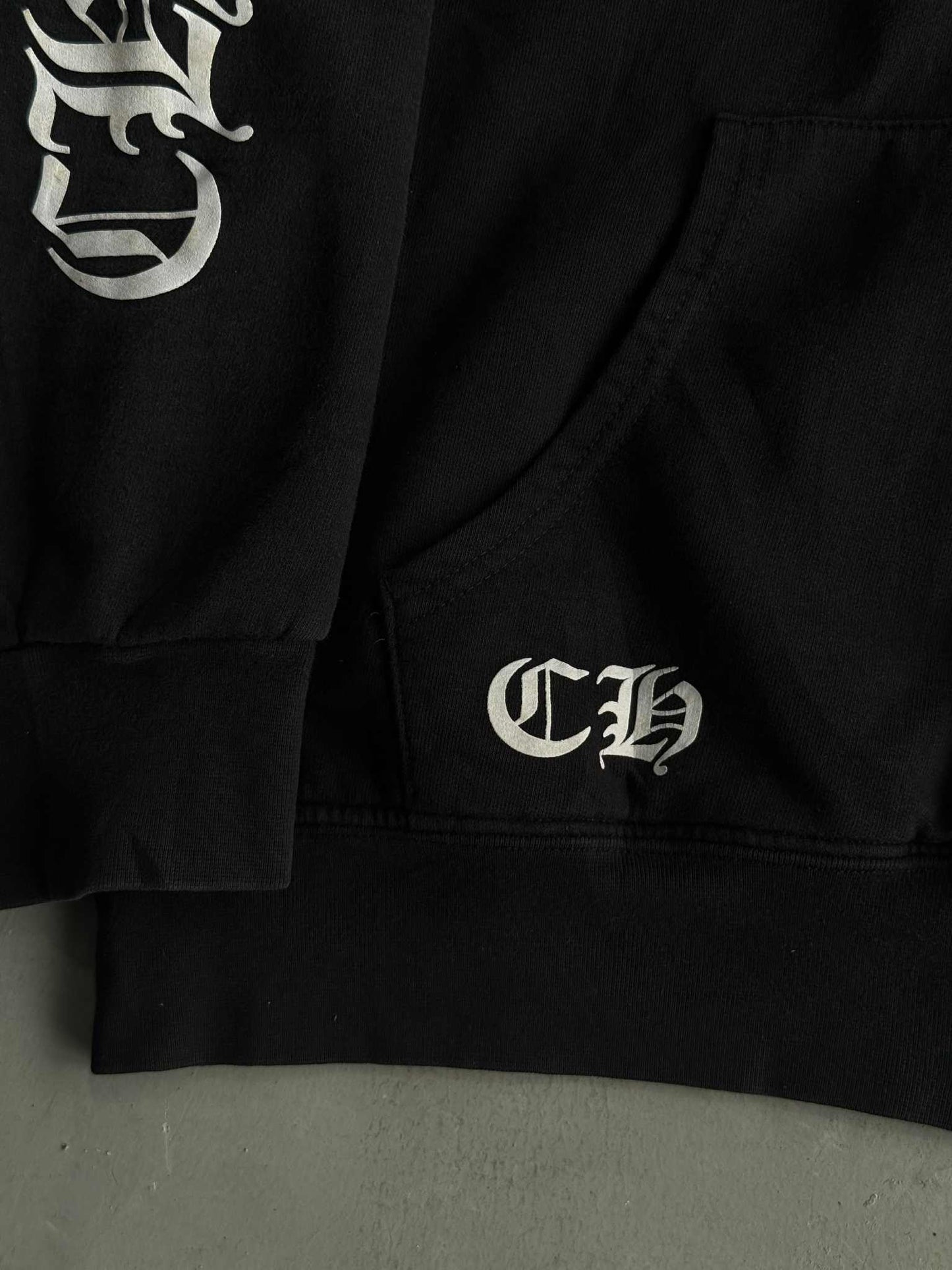 Chrome Hearts Horseshoe Thermal Zip Hoodie