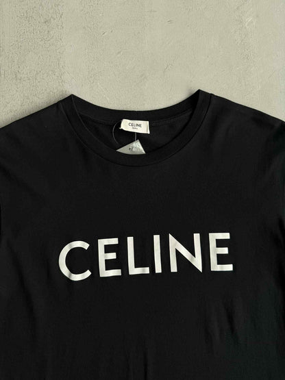 Celine spellout black shirt