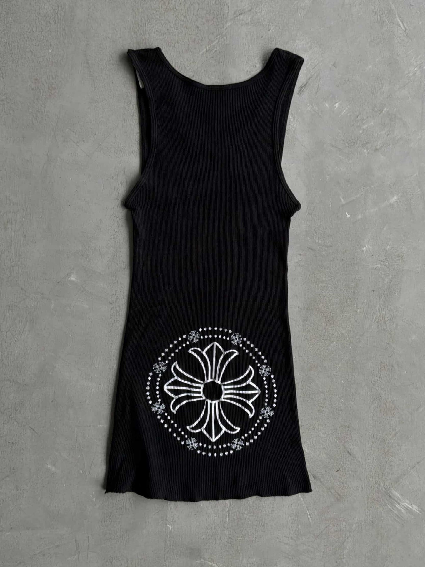 Chrome Hearts Cross Badge Thermal Tank Top