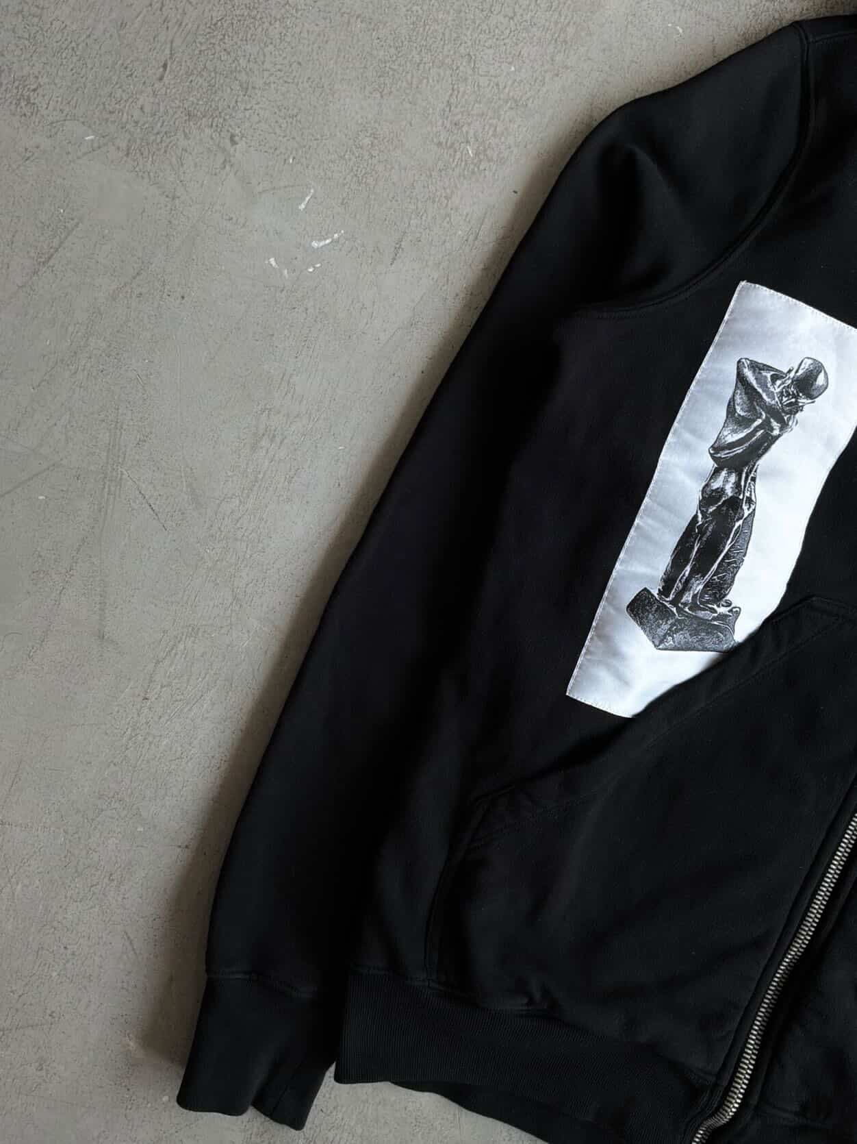 Rick Owens Drkshdw Photo Patch Zip Hoodie