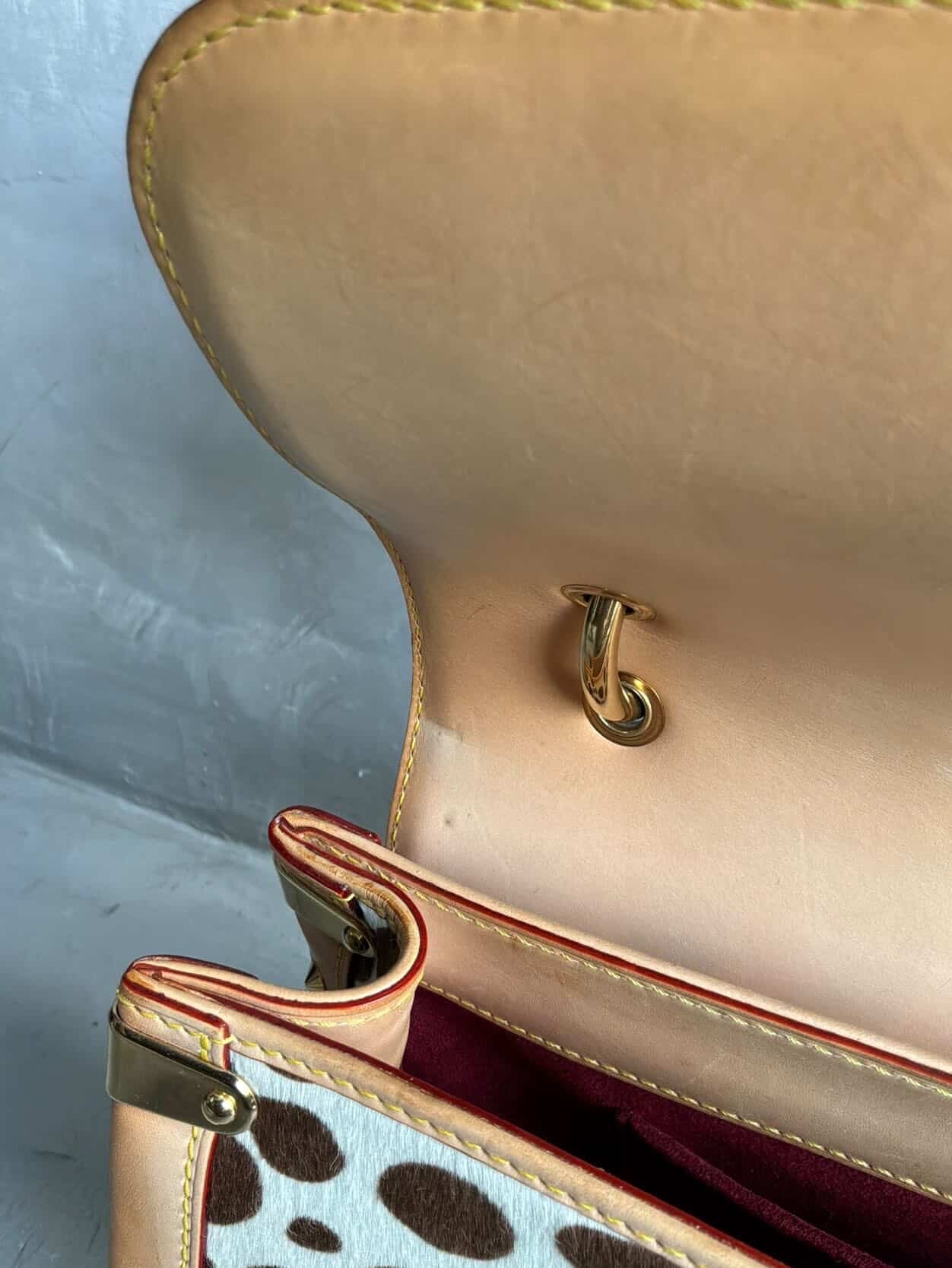 RARE Louis Vuitton X Murakami Dalmatian Ponyhair SAC Rabat Shoulder Bag