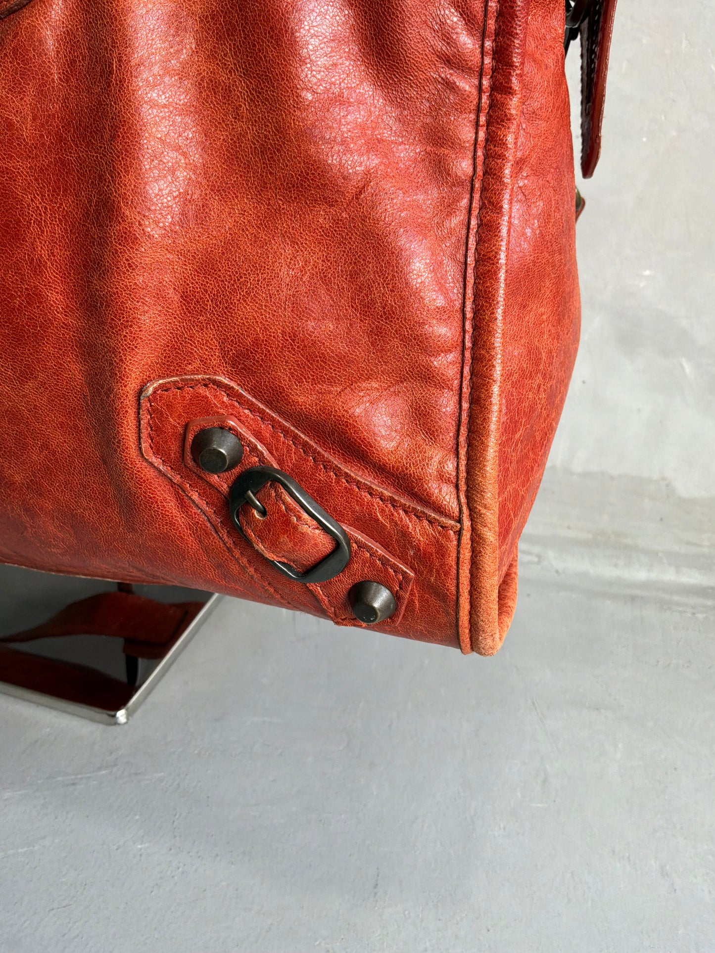 Balenciaga City Orange Classic Bag