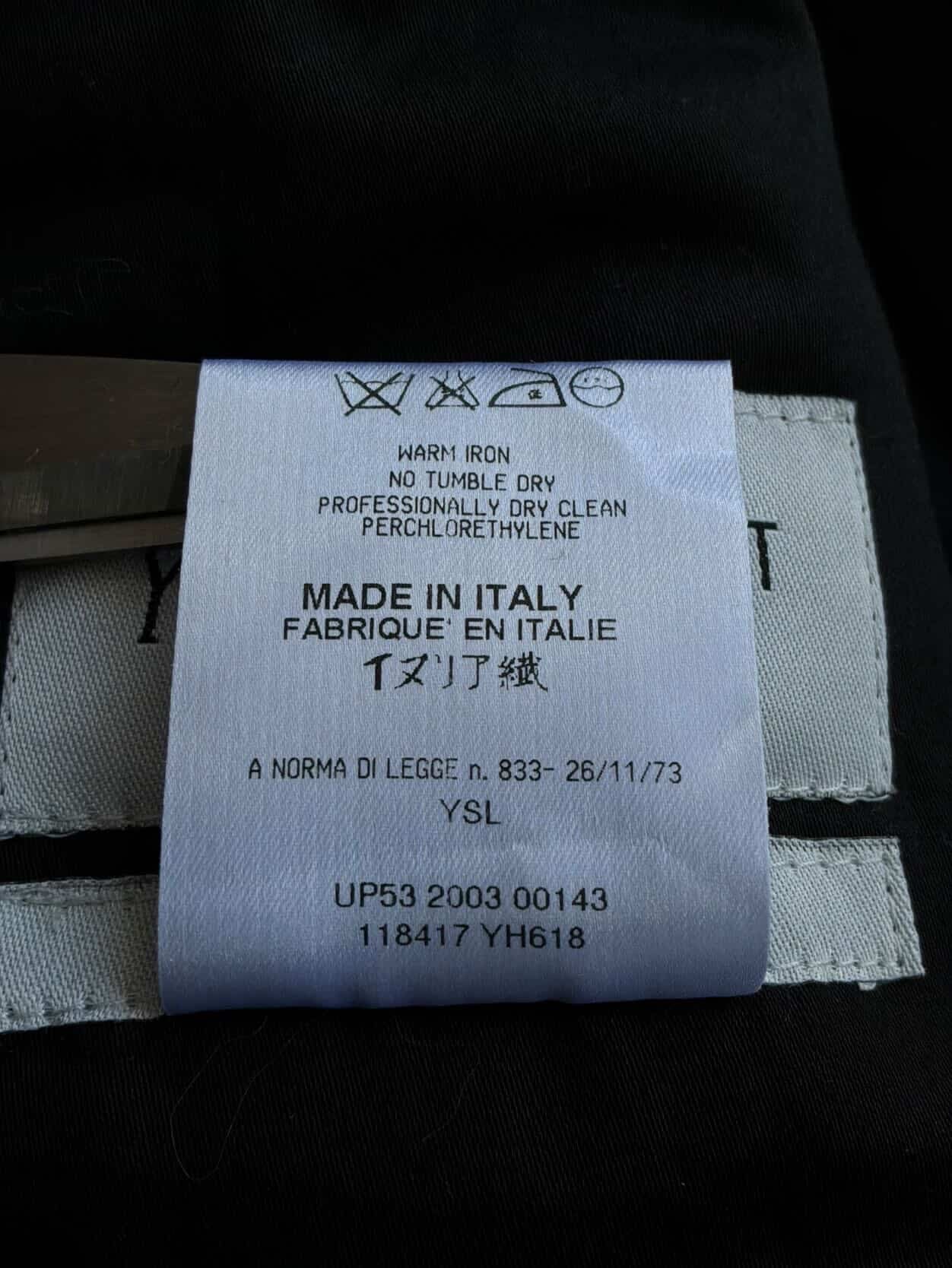 2003 YSL Tom Ford Era Multipocket Nylon Jacket