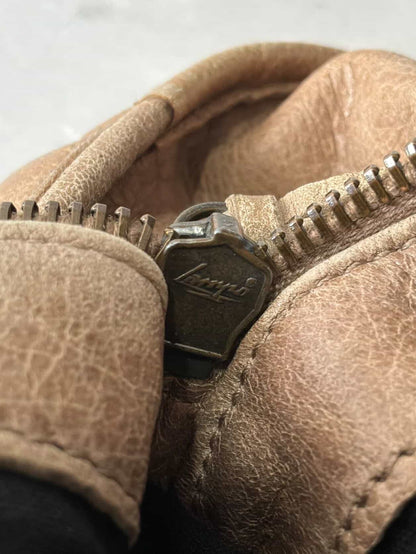 Balenciaga City Work Light Brown Lambskin Bag